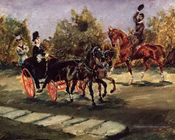 agréable sur la promenade des anglais 1880 Toulouse Lautrec Henri de Peinture à l'huile